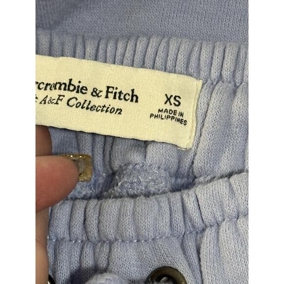 Womens Abercrombie Fitch Soft AF Blue Fleece Casual Athletic Sweatpants Size XS - Picture 4 of 5